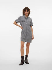 Vero Moda Jennie Denim Short Sleeve Dress