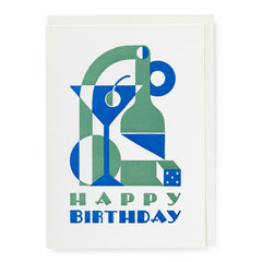 Archivist Art Deco Still Life Birthday Card