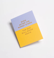 Lagom Design Mini Card - Sun Will Shine