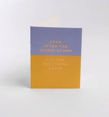 Lagom Design Mini Card - Sun Will Shine