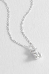 Estella Bartlett - Silver Teddy Bear Necklace