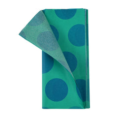 Tissue paper (10 sheets) - Blue on turquoise Spotlight