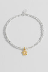 Estella Bartlett - Sienna Beaded Flower and Heart Bracelet