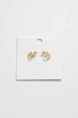 Estella Bartlett - Pave Curl Hoops
