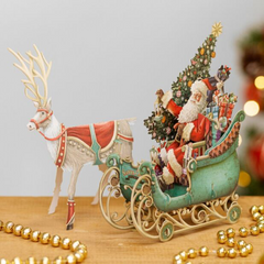 Me&McQ Santa’s Sleigh 3D Christmas Card