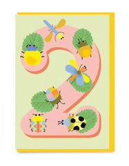 Noi Publishing Age 2 Bugs Birthday Card