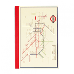 Rex London - TFL Heritage - Tube Map A5 Notebook