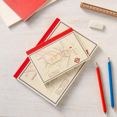 Rex London - TFL Heritage - Tube Map A5 Notebook