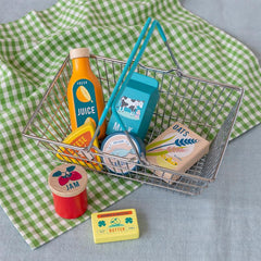 Rex London - Wooden Shopping Basket Playset