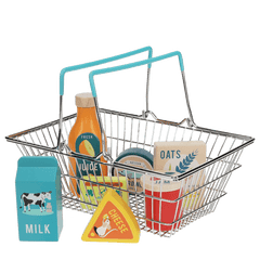 Rex London - Wooden Shopping Basket Playset