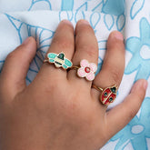 Rex London - Ladybird Rings - Set of 3