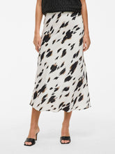 Vila Ellette High Waisted Midi Skirt- Birch