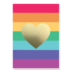 Stormy Knight Rainbow Heart Card