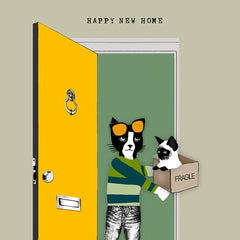 Sally Scaffardi New Home Cat Card