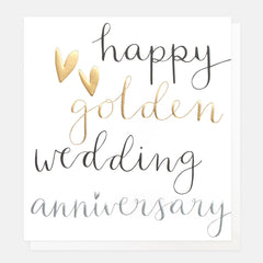 Caroline Gardner Golden Anniversary Card