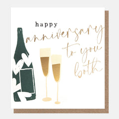 Caroline Gardner Anniversary To You Both Card