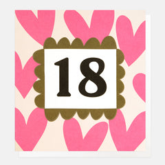 Caroline Gardner Lots of Love 18th Card
