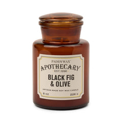 Paddywax Apothecary Candle - Black Fig & Olive