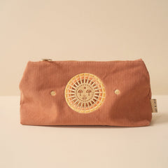 Cai & Jo - Medium Corduroy Pouch in Dusty Pink
