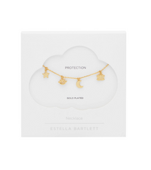 Estella Bartlett Evil Eye Moon and Stars Charm Necklace