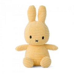 Miffy Sitting Corduroy Plush - Buttercream