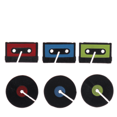 Rex London - Music Drinks Markers - Set of 6