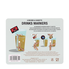 Rex London - Music Drinks Markers - Set of 6