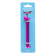 Rex London - Sausage Dog Shaped Pen with Stylus - Pink