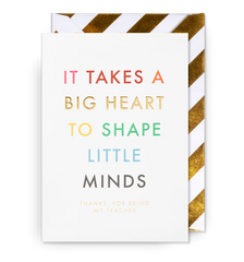 Lagom Design Thanks For Being My Teacher Card
