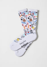 Peanuts - Be Snoopy Urban White Organic Cotton Socks