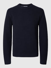 Selected Homme - Crew Neck Knit Jumper in Sky Captain