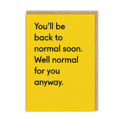 Ohh Deer - Normal For You Greeting Card