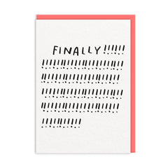 Ohh Deer - Finally! Greeting Card