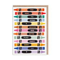 Ohh Deer - You Make The World A Better Place Greeting Card