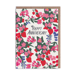 Ohh Deer - Floral Anniversary Card