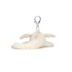 Jellycat Snow Dragon Bag Charm