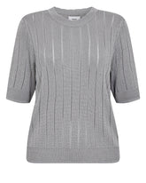 Numph Misja Pullover - Silver
