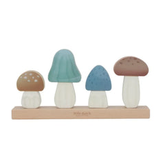 Little Dutch - Stacking Puzzle Mushrooms - Forest Friends