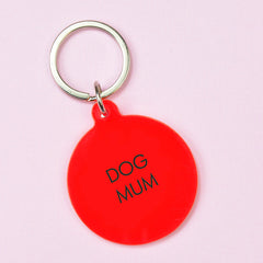Flamingo Candles - Dog Mum Keyring