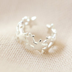Lisa Angel Silver Star Ear Cuff