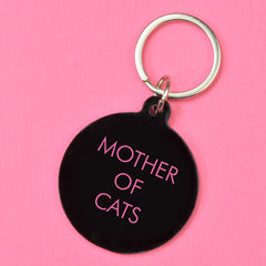 Flamingo Candles - Mother of Cats Keyring