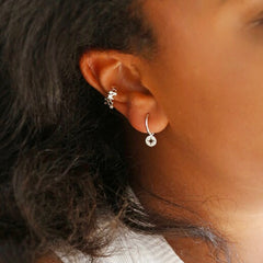 Lisa Angel Silver Star Ear Cuff