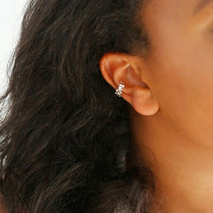 Lisa Angel Silver Star Ear Cuff