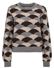 Numph Lila Pullover - Black Coffee