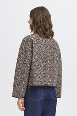 Fransa Claudine Jacket - Black Paisley