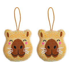 Kikkerland - Capybara Scrub Sponge - Set of 2