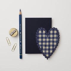 Wanderlust Blue Heart Mini Card