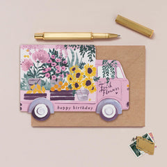 Sister Paper - Flower Truck Birthday Card