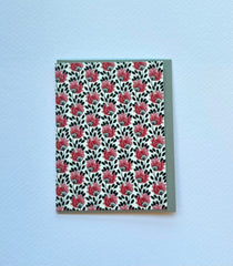 Canns Down Press - Spotted Flowers Mini Card