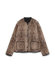 Vero Moda Clara Jacket - Rugby Tan/ Leopard